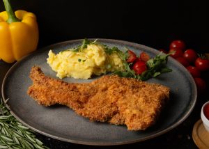 Rack de porc in crustă panko