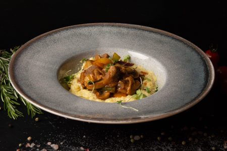 Tocăniță cu hribi / Mushroom stew with porcini